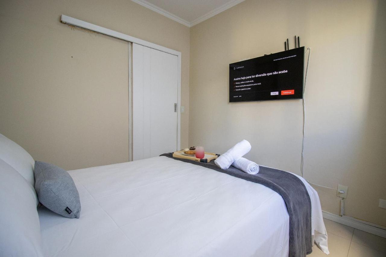Ros84 - Quadra Mar, 1 Dorm, Climatizado, Wi-fi Apartamento